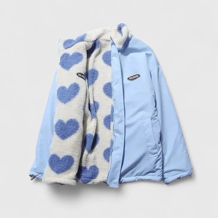Harper | Women's Full-Zip Jacket | Heart Print · PNY