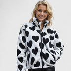 Harper | Women's Full-Zip Jacket | Heart Print · PNY