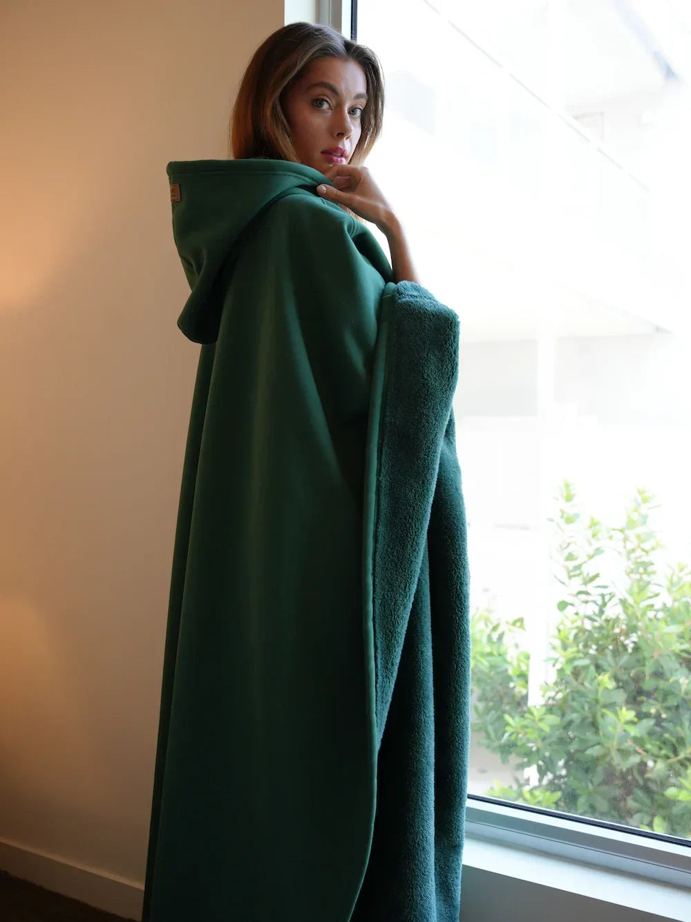 Harper | Women's Hooded Blanket | Sherpa-Lined · PNY