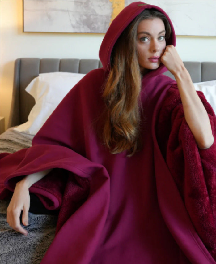 Harper | Women's Hooded Blanket | Sherpa-Lined · PNY