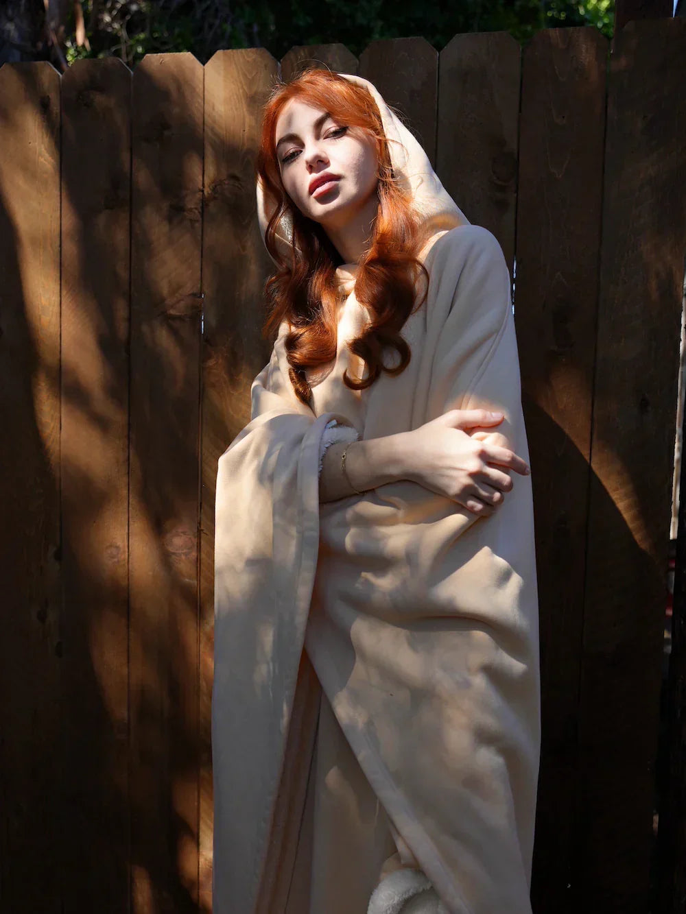 Harper | Women's Hooded Blanket | Sherpa-Lined · PNY