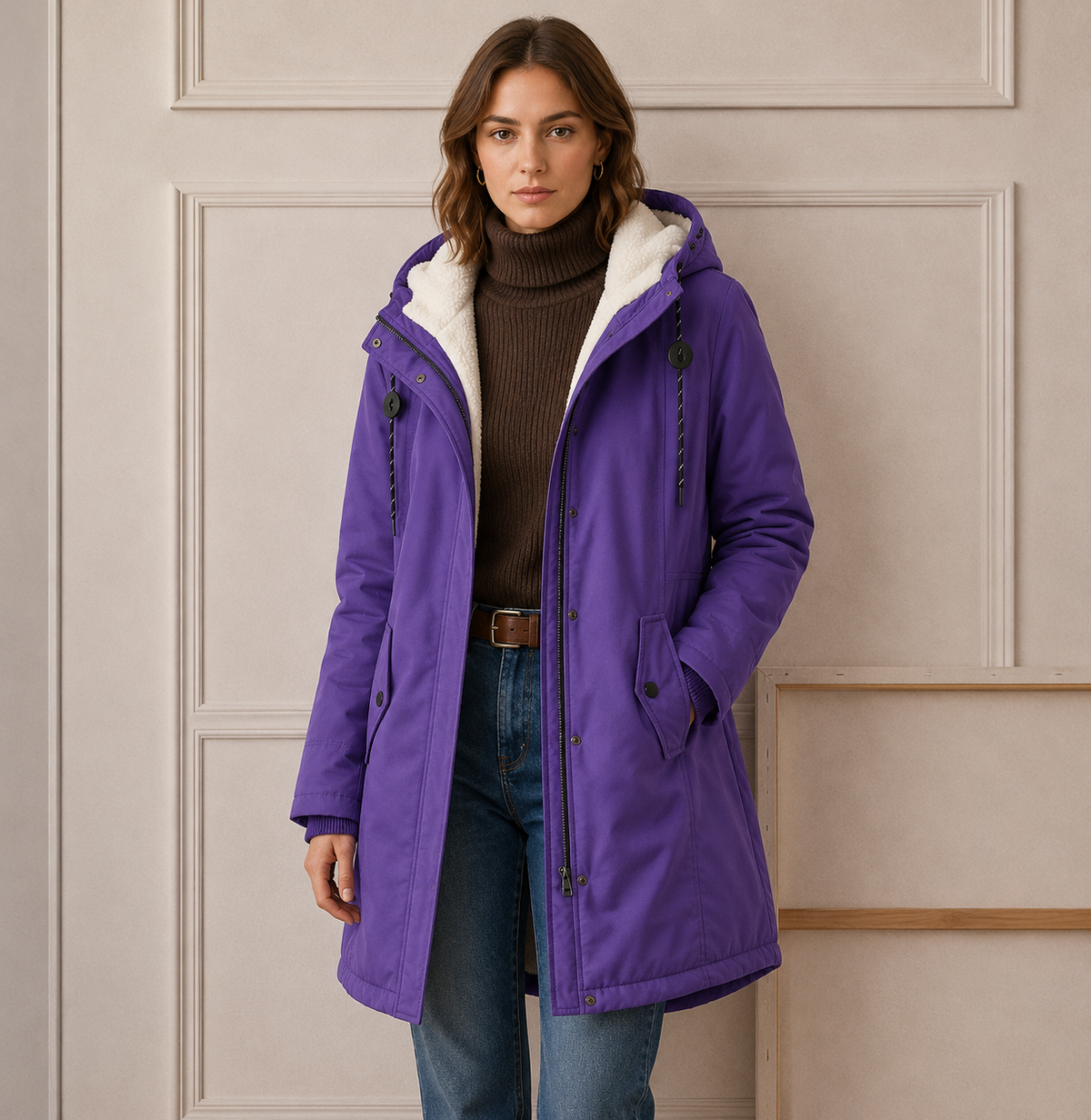 Harper | Women's Hooded Parka | Fleece-Lined · PNY