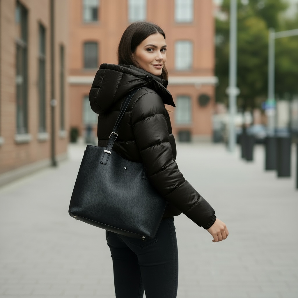 Harper | Women's Hooded Puffer Jacket | Zip-Front · PNY
