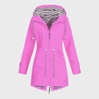 Harper | Women's Hooded Rain Jacket | Drawstring Waist · PNY