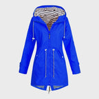 Harper | Women's Hooded Rain Jacket | Drawstring Waist · PNY