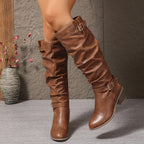 Harper | Women's Knee-High Boots | Buckle Strap · PNY