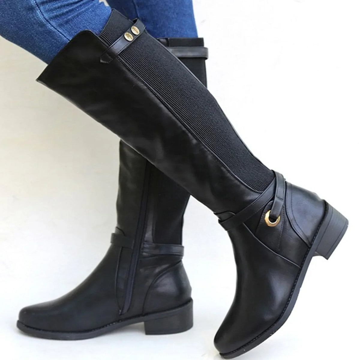 Harper | Women's Knee-High Boots | Leather · PNY