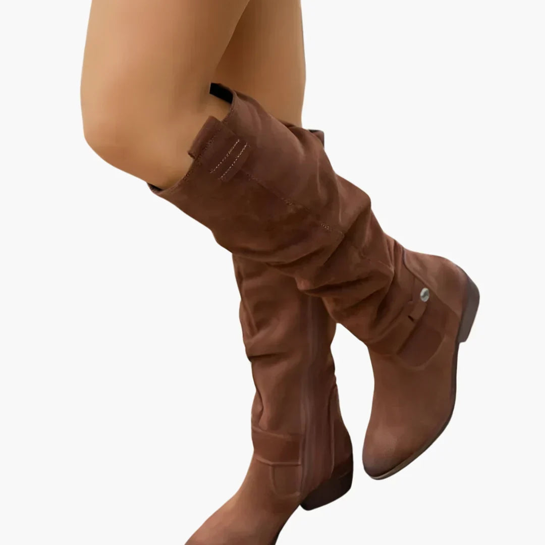 Harper | Women's Knee-High Boots | Suede · PNY