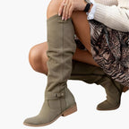 Harper | Women's Knee-High Boots | Suede · PNY