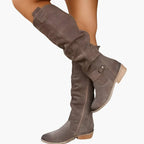 Harper | Women's Knee-High Boots | Suede · PNY