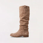 Harper | Women's Knee-High Boots | Suede Buckle · PNY
