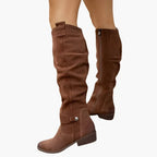 Harper | Women's Knee-High Boots | Suede · PNY