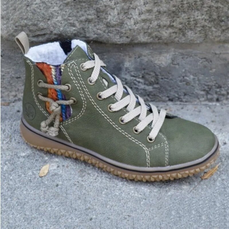 Harper | Women's Lace-Up Ankle Boots | Fleece-Lined · PNY