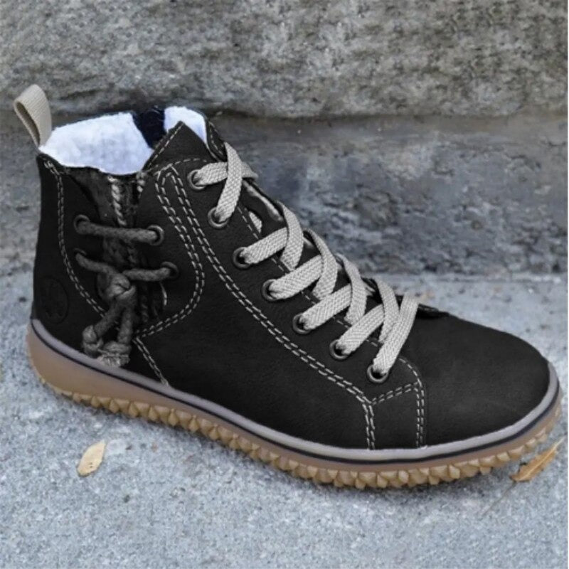 Harper | Women's Lace-Up Ankle Boots | Fleece-Lined · PNY