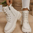 Harper | Women's Lace-Up Boots | Fleece-Lined · PNY