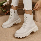 Harper | Women's Lace-Up Boots | Fleece-Lined · PNY