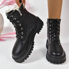 Harper | Women's Lace-Up Boots | Fleece-Lined · PNY