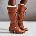 Harper | Women's Lace-Up Boots | Knee-High