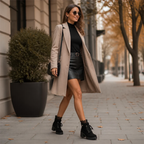Harper | Women's Lace-Up Boots | Lace Trim · PNY