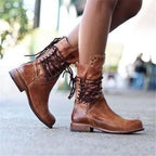 Harper | Women's Lace-Up Boots | Studded Detail · PNY