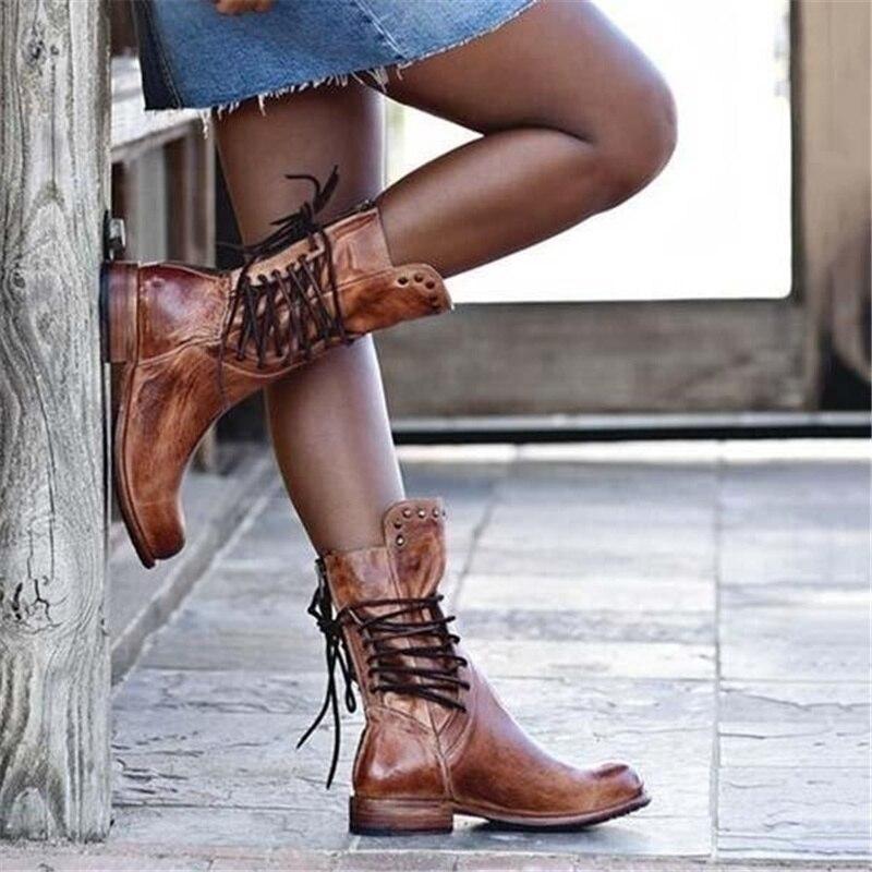 Harper | Women's Lace-Up Boots | Studded Detail · PNY