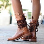 Harper | Women's Lace-Up Boots | Studded Detail · PNY