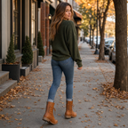 Harper | Women's Lace-Up Combat Boots | Side Zip · PNY