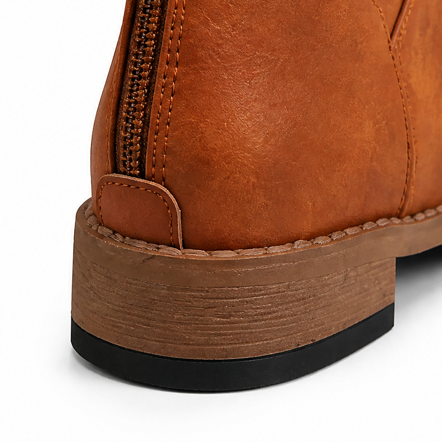 Harper | Women's Lace-Up Combat Boots | Side Zip · PNY