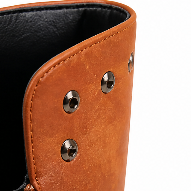 Harper | Women's Lace-Up Combat Boots | Side Zip · PNY