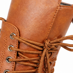 Harper | Women's Lace-Up Combat Boots | Side Zip · PNY