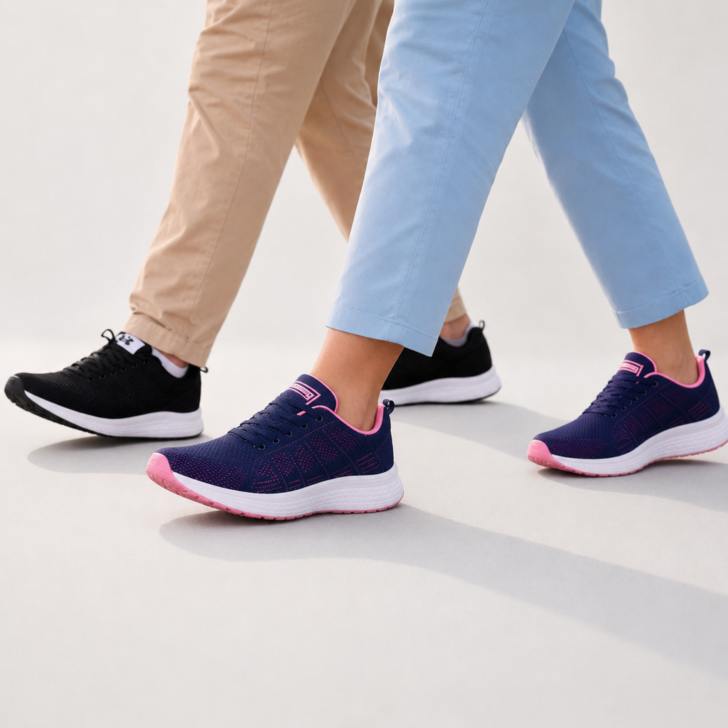 Harper | Women's Lace-Up Sneakers | Breathable Mesh · PNY