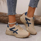 Harper | Women's Lace-Up Sneakers | Colorblock · PNY