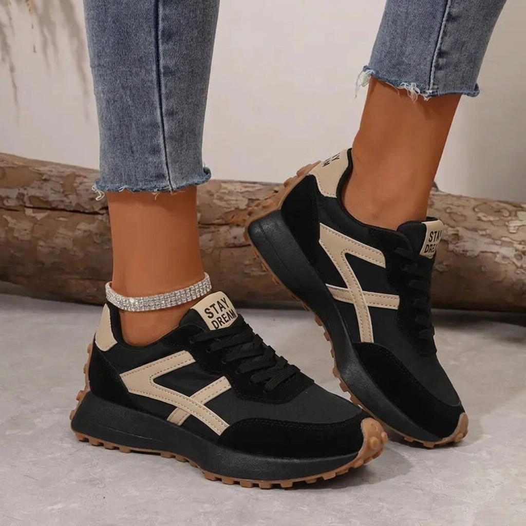 Harper | Women's Lace-Up Sneakers | Colorblock · PNY