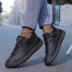 Harper | Women's Lace-Up Sneakers | Stitched Detail · PNY