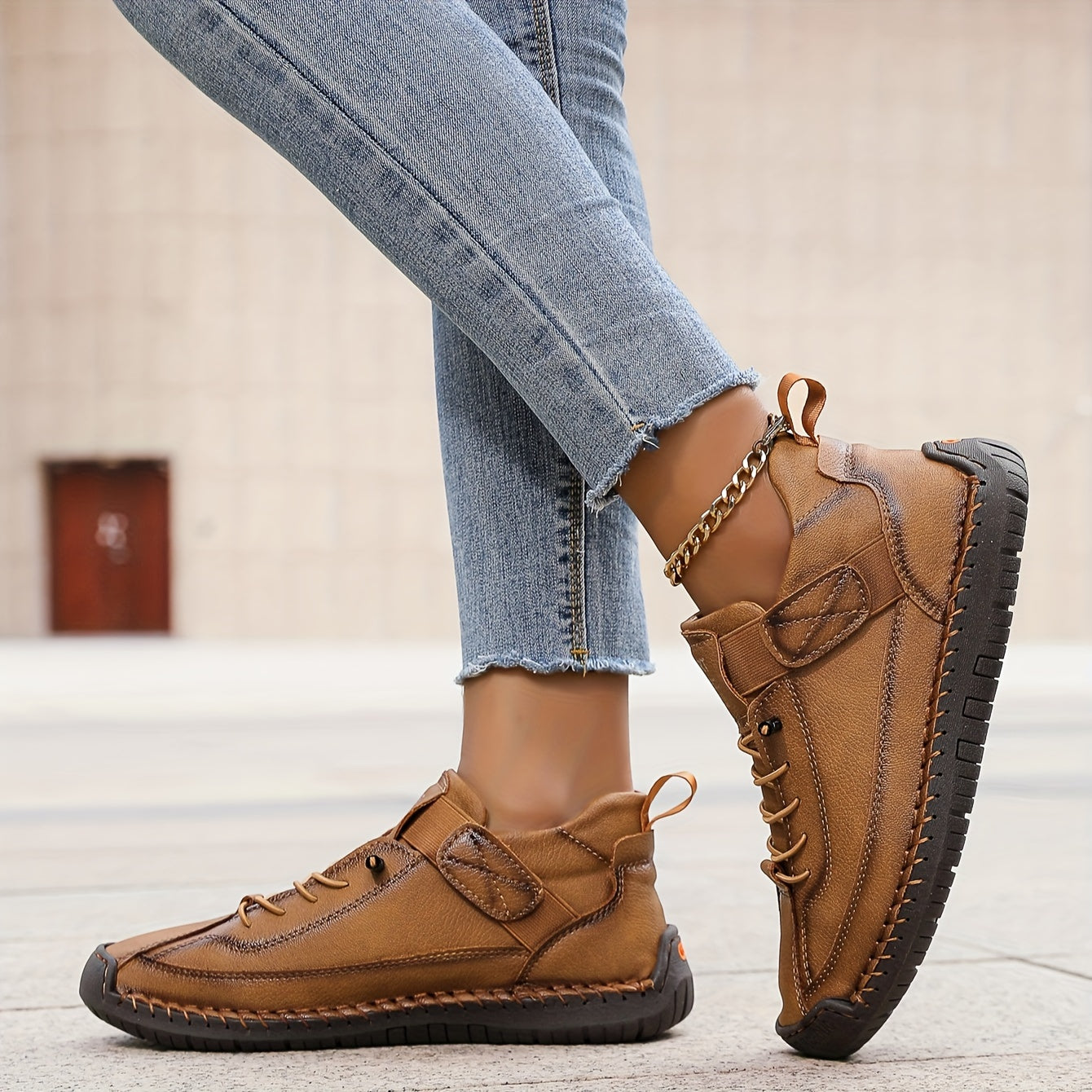 Harper | Women's Lace-Up Sneakers | Stitched Detail · PNY