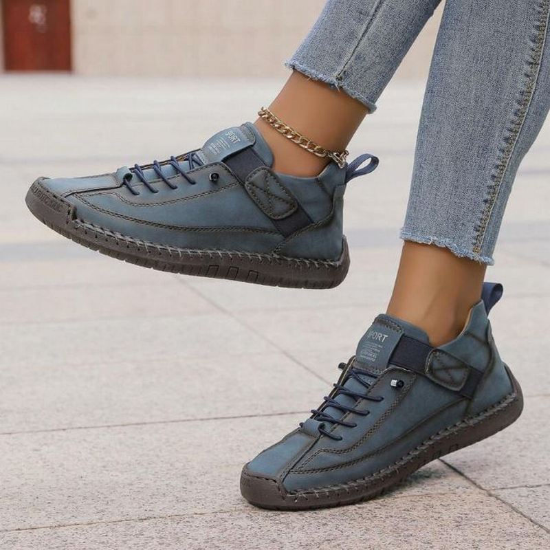 Harper | Women's Lace-Up Sneakers | Stitched Detail · PNY