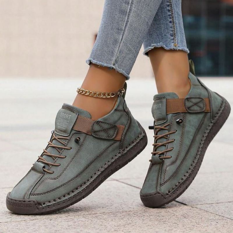 Harper | Women's Lace-Up Sneakers | Stitched Detail · PNY