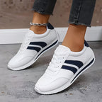 Harper | Women's Lace-Up Sneakers | Striped · PNY