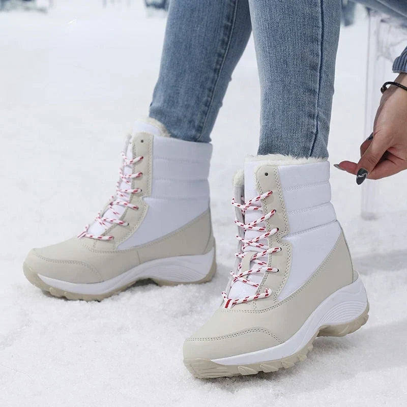 Harper | Women's Lace-Up Snow Boots | Fur-Lined · PNY