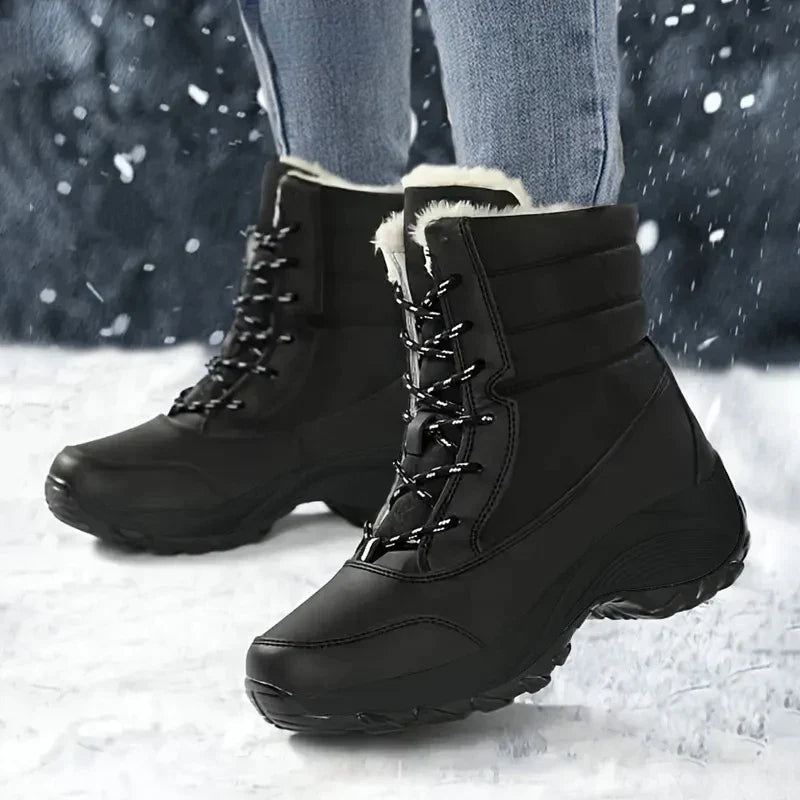 Harper | Women's Lace-Up Snow Boots | Fur-Lined · PNY