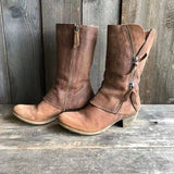 Harper | Women's Mid-Calf Boots | Side Zip