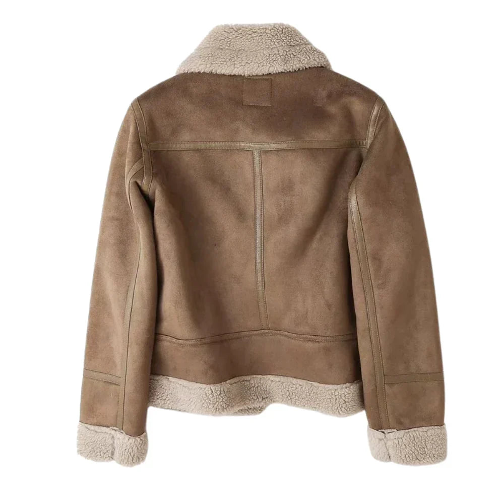 Harper | Women's Moto Jacket | Shearling-Lined · PNY
