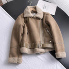 Harper | Women's Moto Jacket | Shearling-Lined · PNY