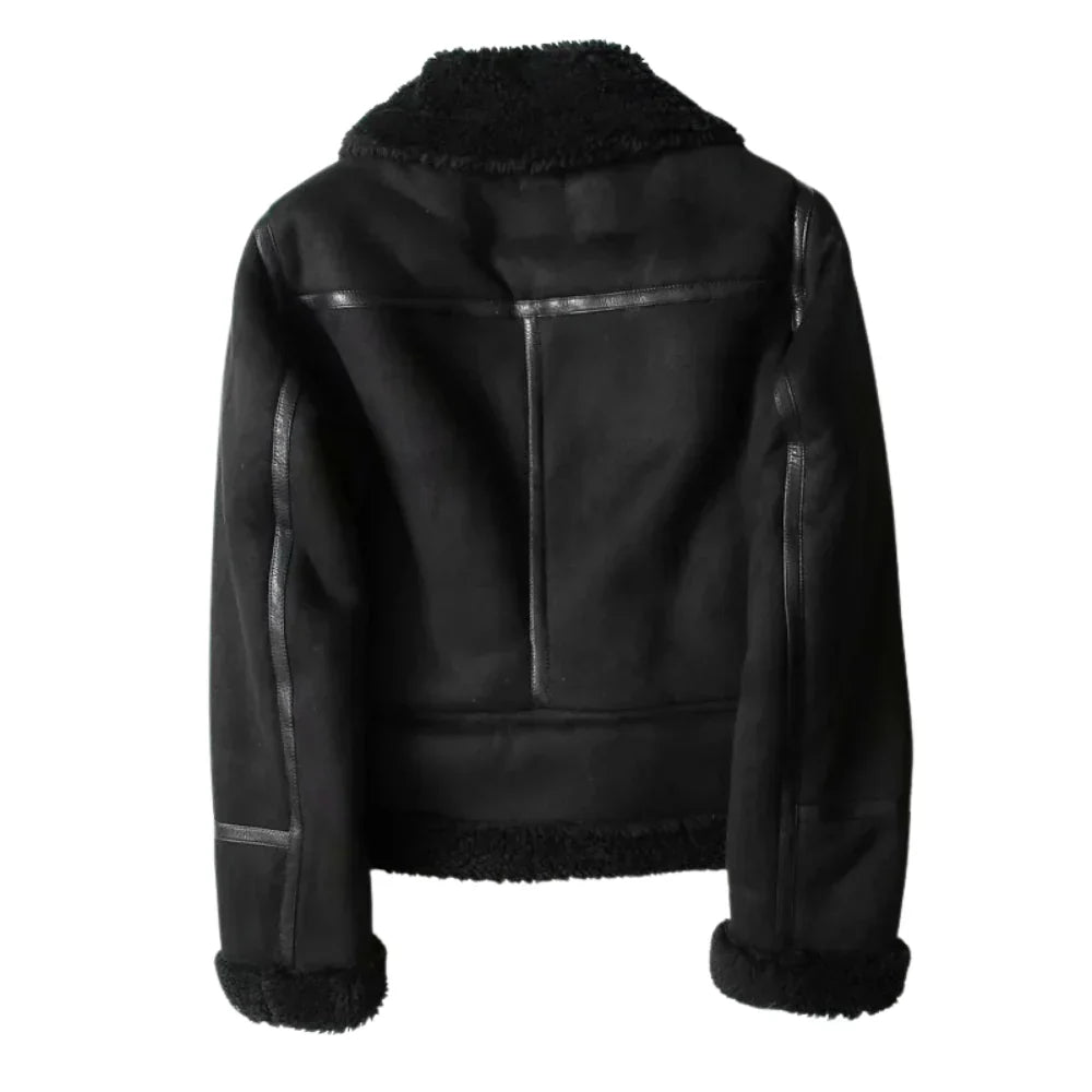 Harper | Women's Moto Jacket | Shearling-Lined · PNY