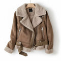 Harper | Women's Moto Jacket | Shearling-Lined