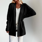 Harper | Women's Open-Front Cardigan | Ribbed Trim · PNY