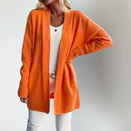 Harper | Women's Open-Front Cardigan | Ribbed Trim · PNY