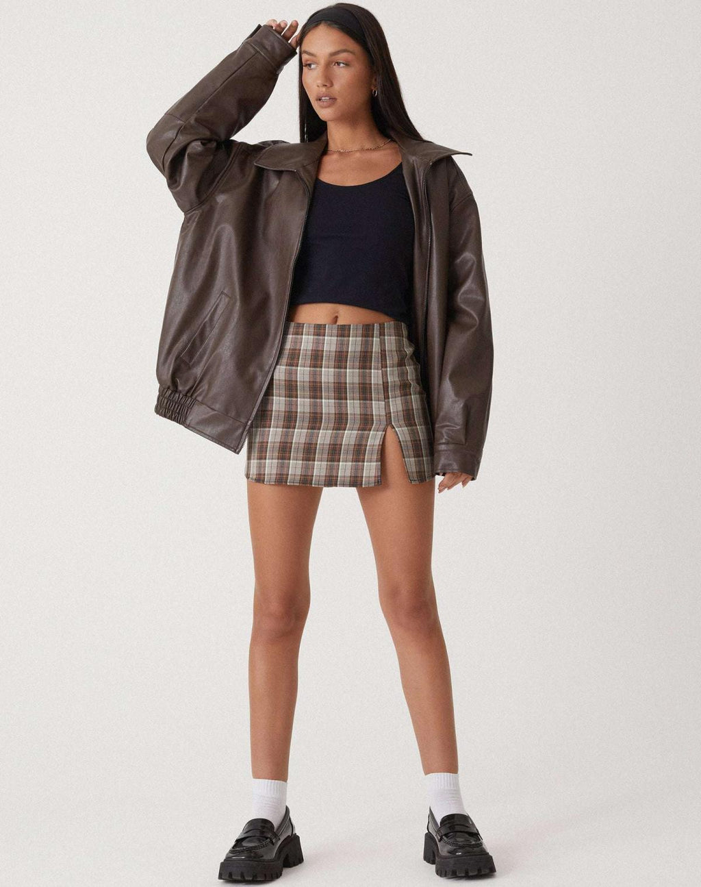 Harper | Women's Oversized Bomber Jacket | Zip-Front · PNY