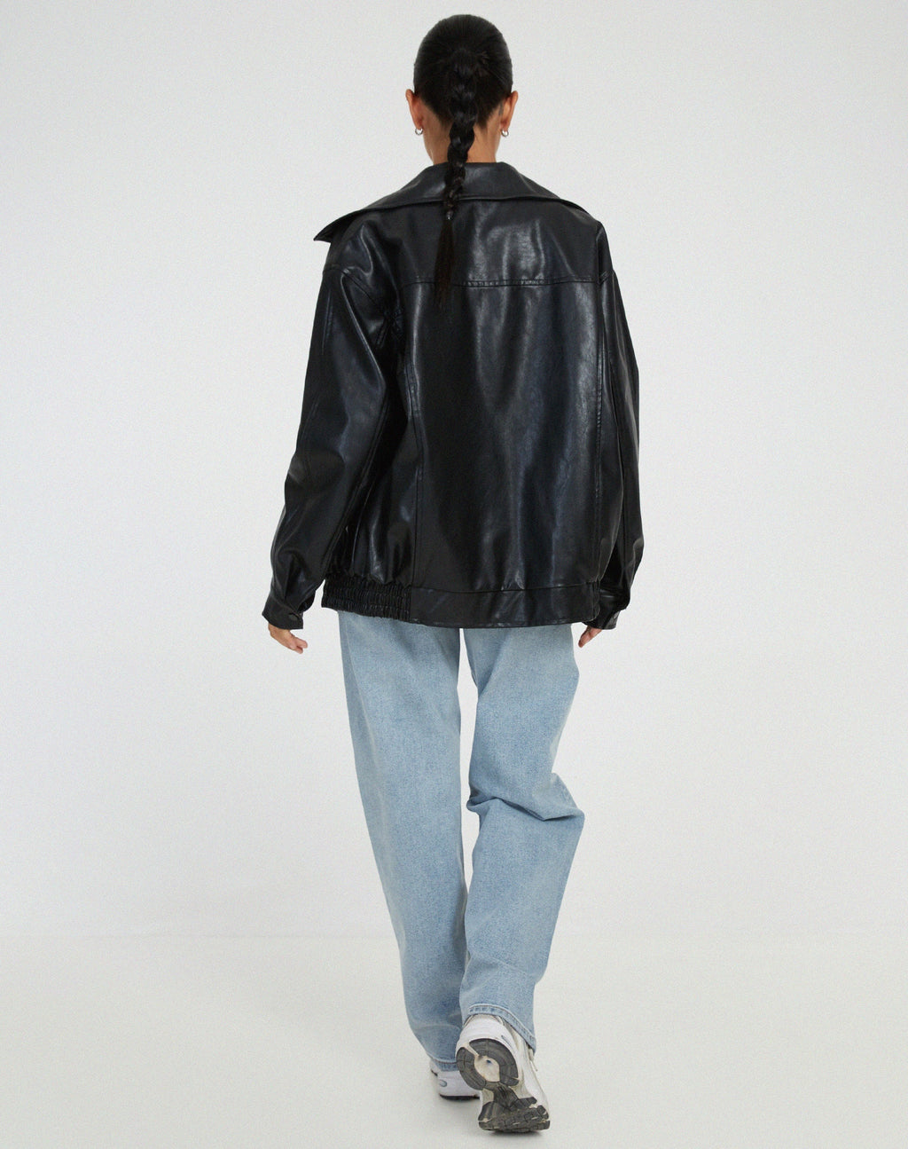 Harper | Women's Oversized Bomber Jacket | Zip-Front · PNY