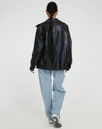 Harper | Women's Oversized Bomber Jacket | Zip-Front · PNY